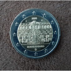 Germania 2020 2 Euro Sanssouci - J - FDC