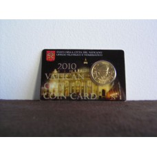 Vaticano 2010 cent. 50 Coincard FDC