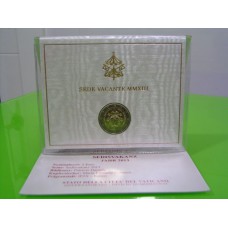 Vaticano 2013 2 Euro Sede Vacante FDC